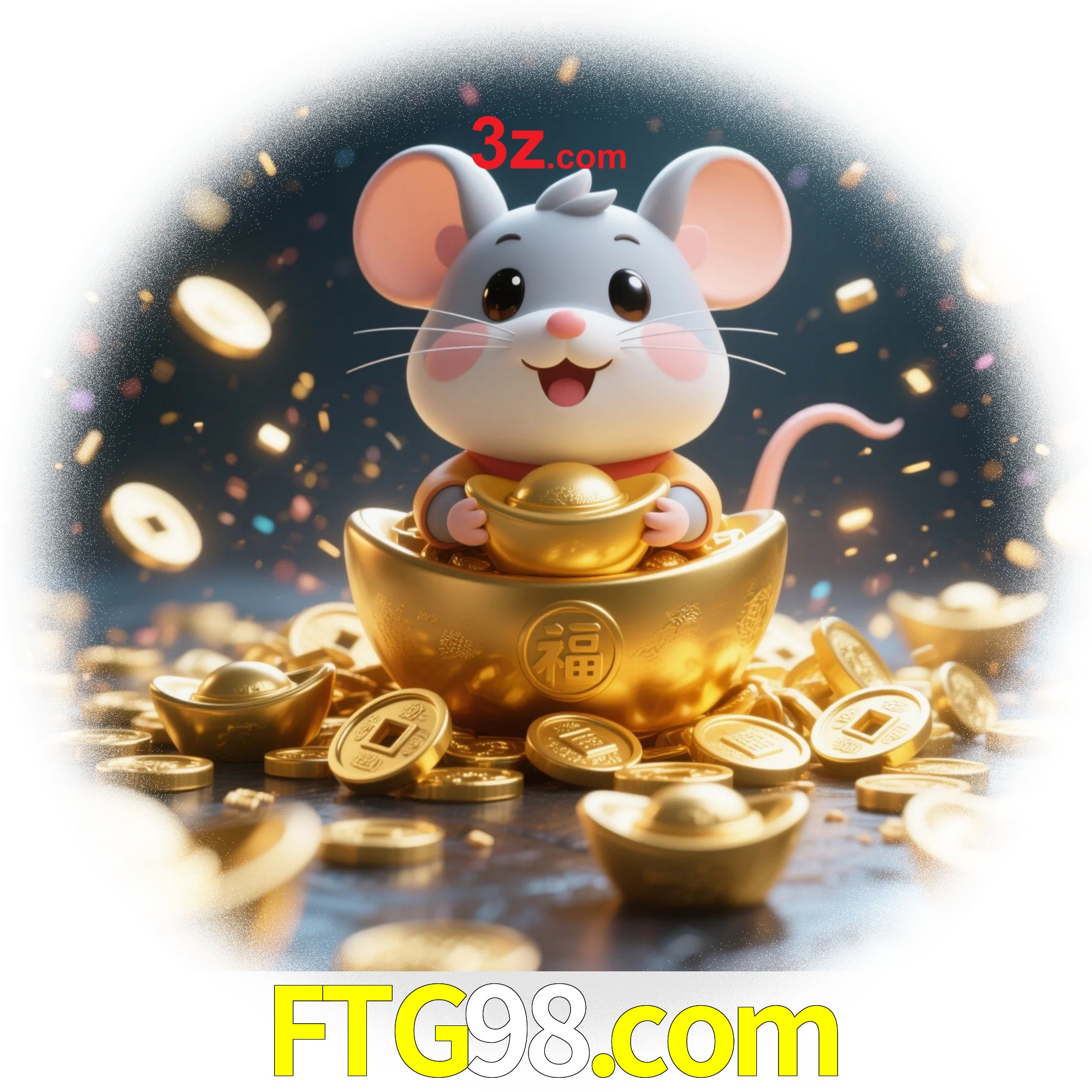 Slot machine 3D icon with number 7 and 1